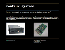 Tablet Screenshot of montauksystems.com